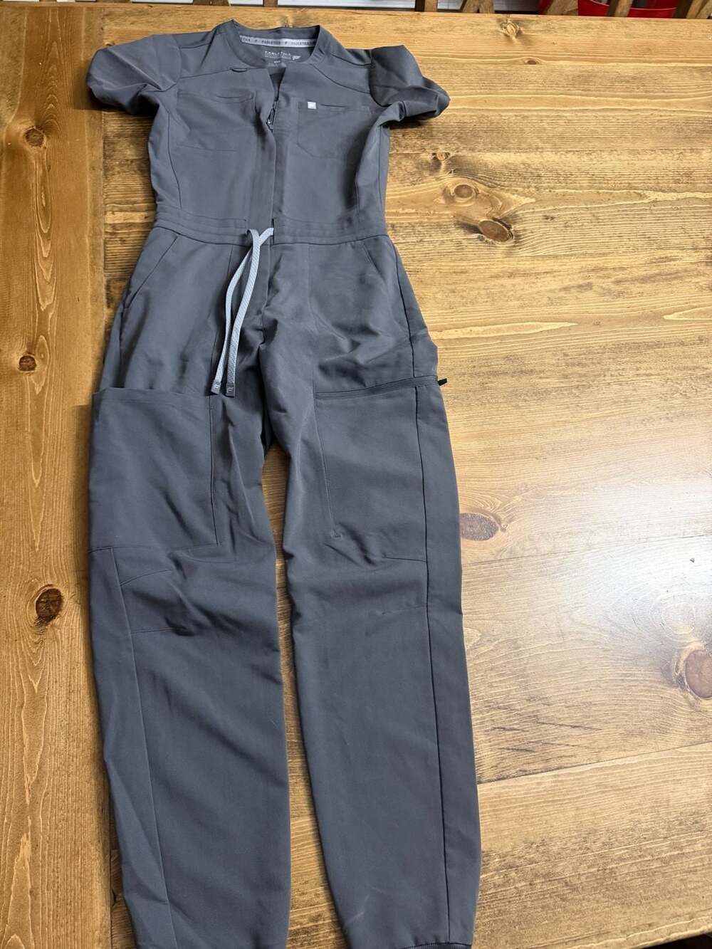 Fabletics PonteFlex Empower Scrub Jumpsuit XXS Grey